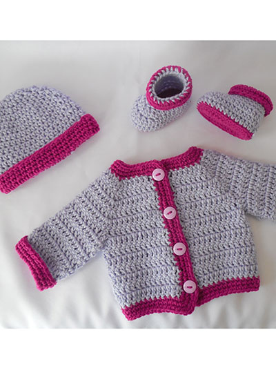 two colour baby sweater pattern