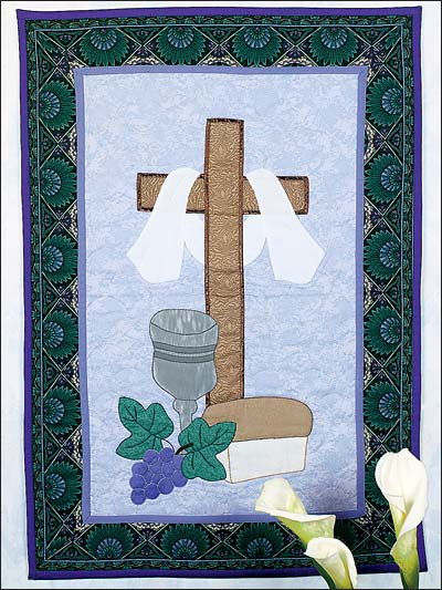  Warmer Quilt Patterns on Represented On This Wall Quilt Commemorating The Communion Ceremony