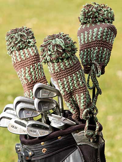 Crochet - Sporty Golf Club Cover - #EC01066