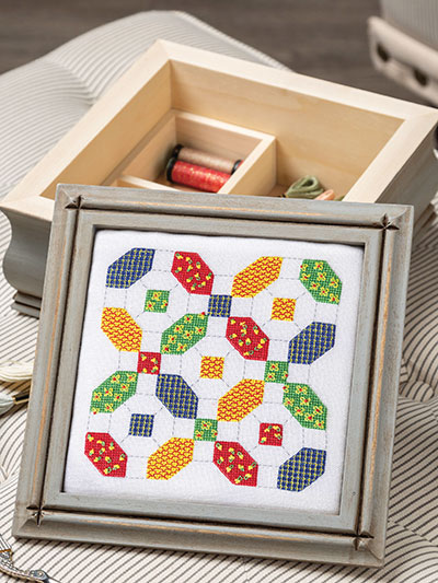 January Stackables Cross Stitch Pattern | It's Sew Emma #ISE-490