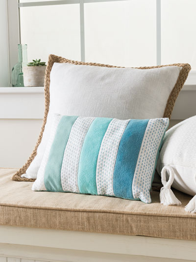 Soothing Blues Pillow Pattern