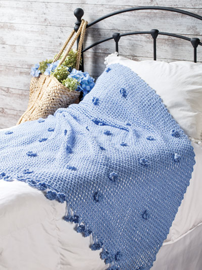 Blossoms & Lace Afghan Crochet Pattern