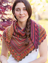 Autumn Days Shawlette Crochet Pattern