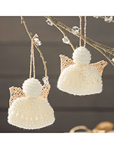 Sweet Little Angels Ornaments Knitting Pattern