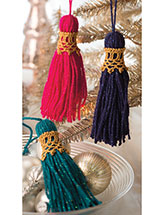Glistening Tassel Ornaments