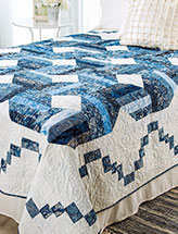 Blue Moon Bed Quilt