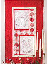 Angels in Red Quilt Pattern