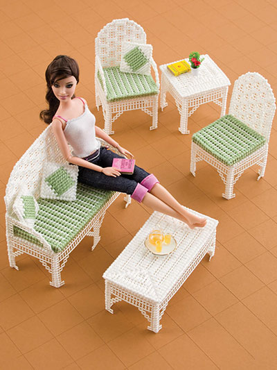 Plastic Canvas Doll Furniture Patterns Patio Furniture