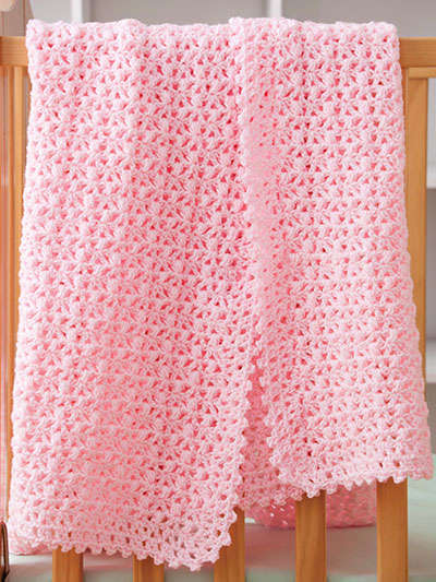 Pink Baby Blanket Crochet
