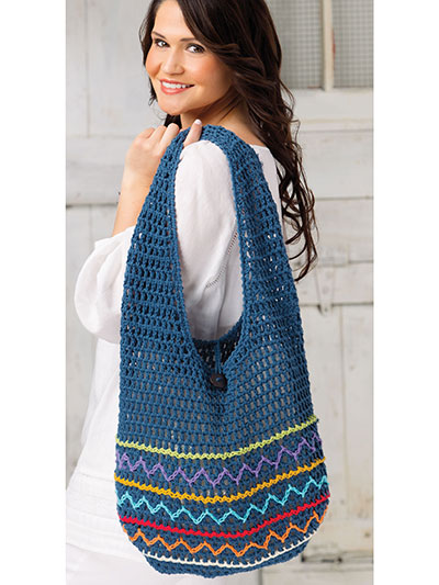Gade uformel kunstner Crochet - Vagabond Shoulder Bag Crochet Pattern - #EC01759