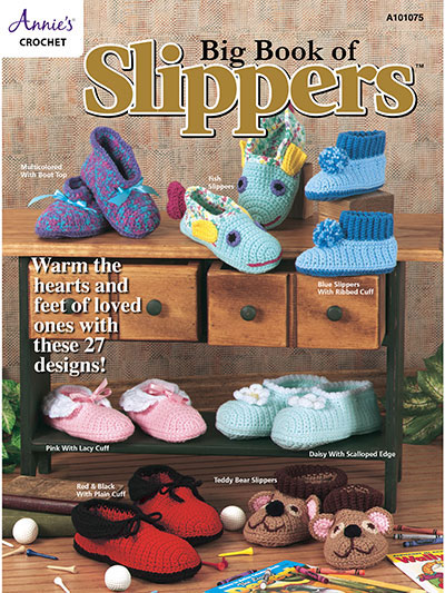 Big Book of Slippers Crochet Pattern