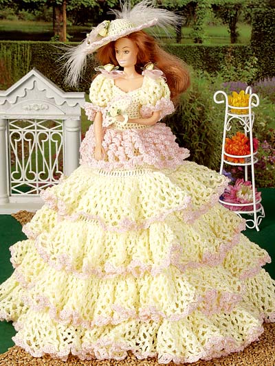 Crochet - Toys - Doll Clothes - Curlicue Dress