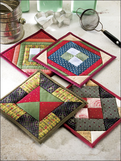 Town Square - Quilted Pot Holder Patterns